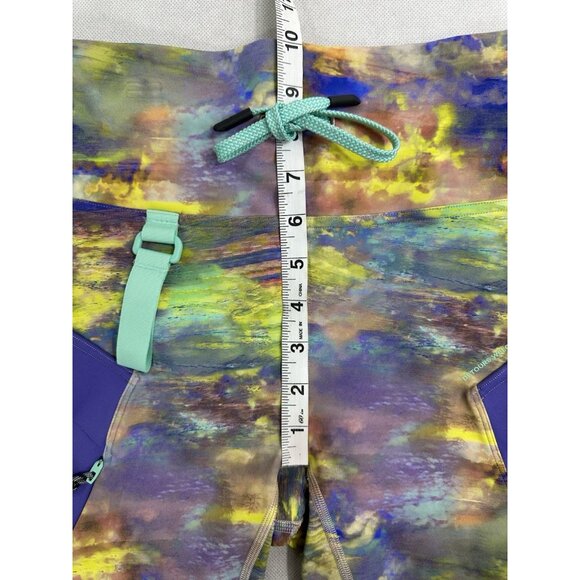 Lululemon Cargo Super High Rise Hiking Shorts Womens 6 Nature Multi Read - Picture 6 of 11